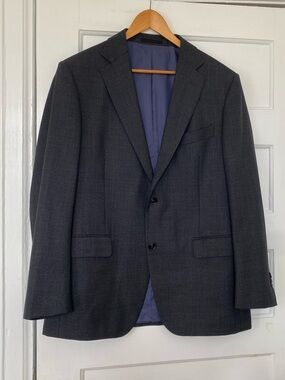 Suitsupply Lazio single breasted slim cut wool blazer